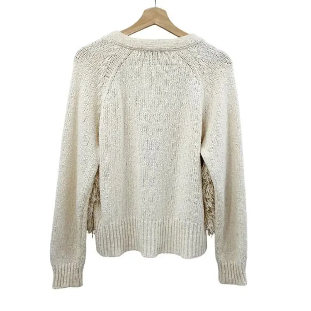 Madewell Cream‎ Fine Cardigan Sweater